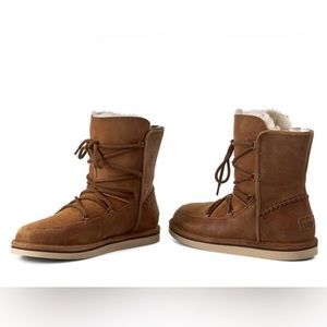 UGG Brown Tied Boots